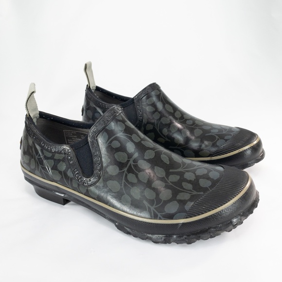 Bogs Shoes Bogs Shoes Womens Waterproof Slip On Rain Shoes Black